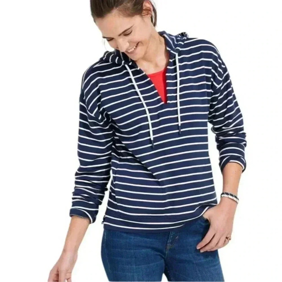 VINEYARD VINES WOMEN'S DREAMCLOTH STRIPE HOODIE - Picture 2 of 9